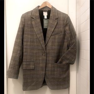 H&M Plaid Blazer (Oversized fit)